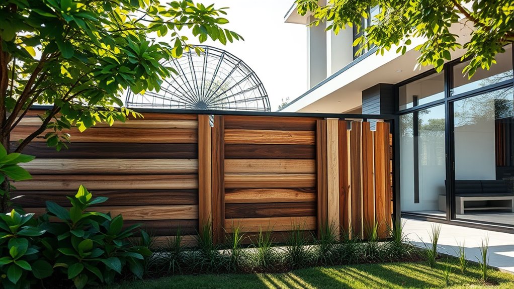 innovative fencing ideas modern homes