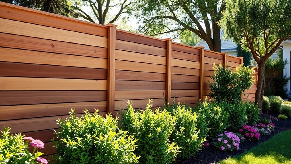 long lasting composite wood fencing