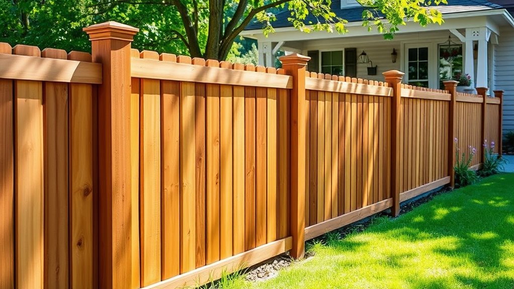 natural and durable fencing