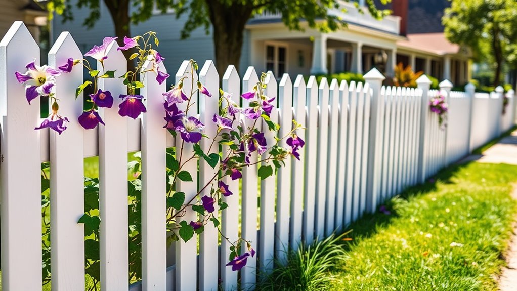 quaint wooden boundary enclosures