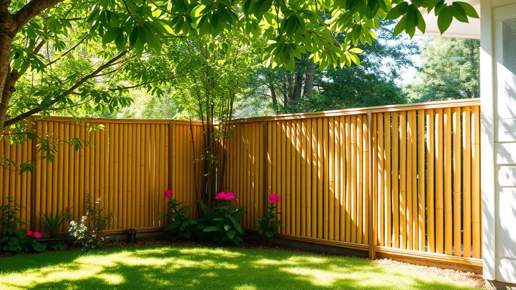 sustainable bamboo fencing solution