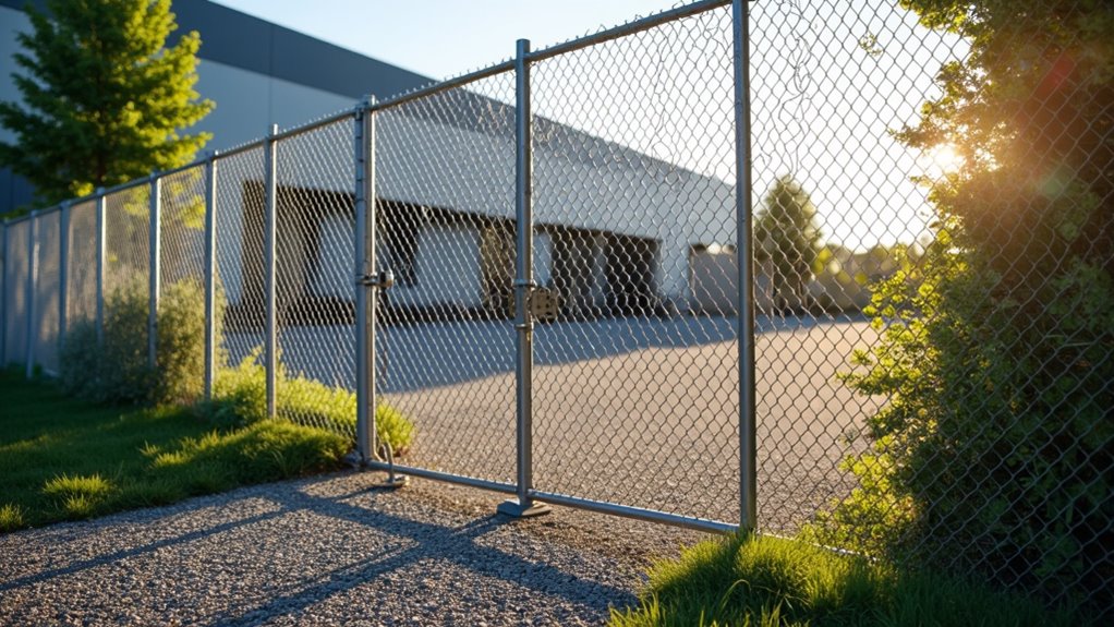 chain link fencing details