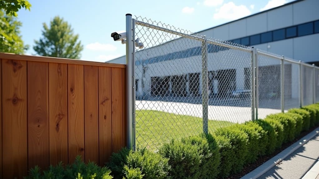 commercial fencing options available