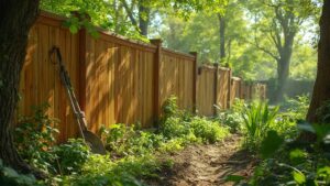 sustainable fencing for gardens