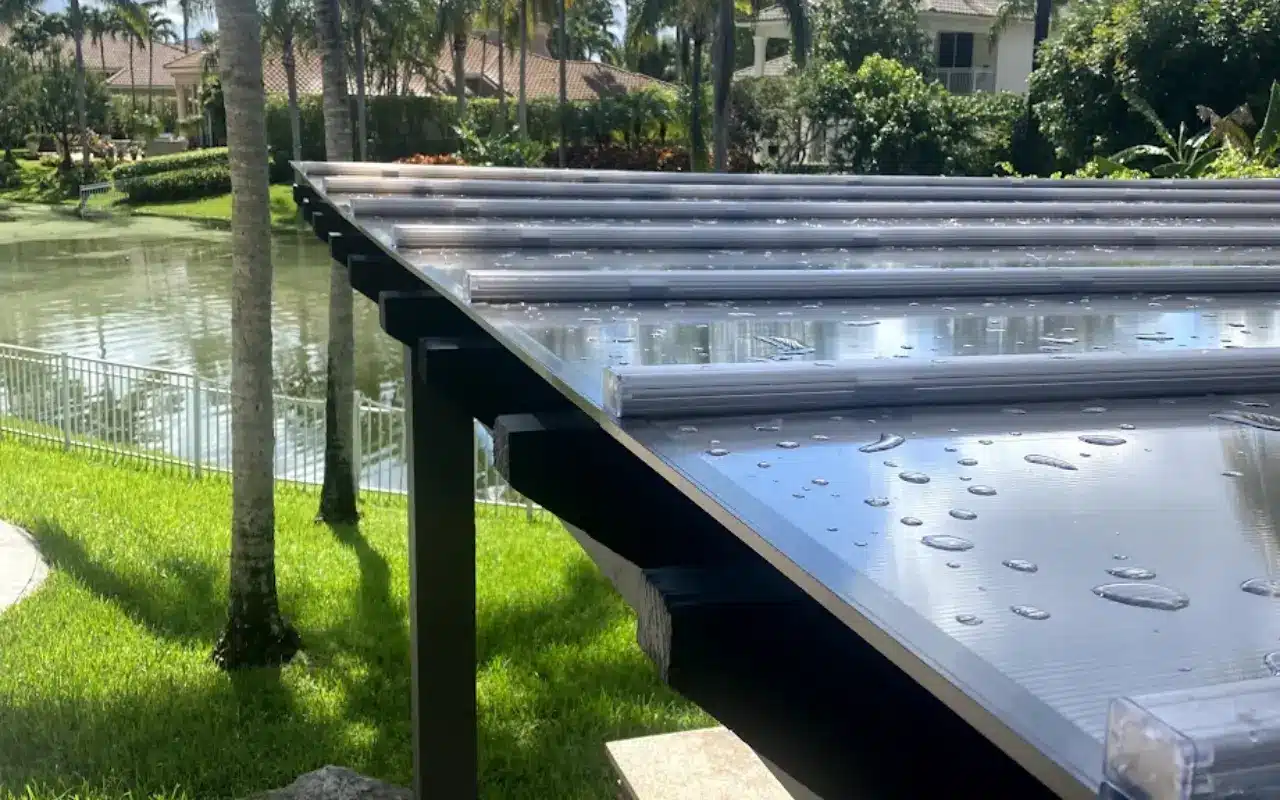 Polycarbonate plastic panels Broward County Fence and Pergolas