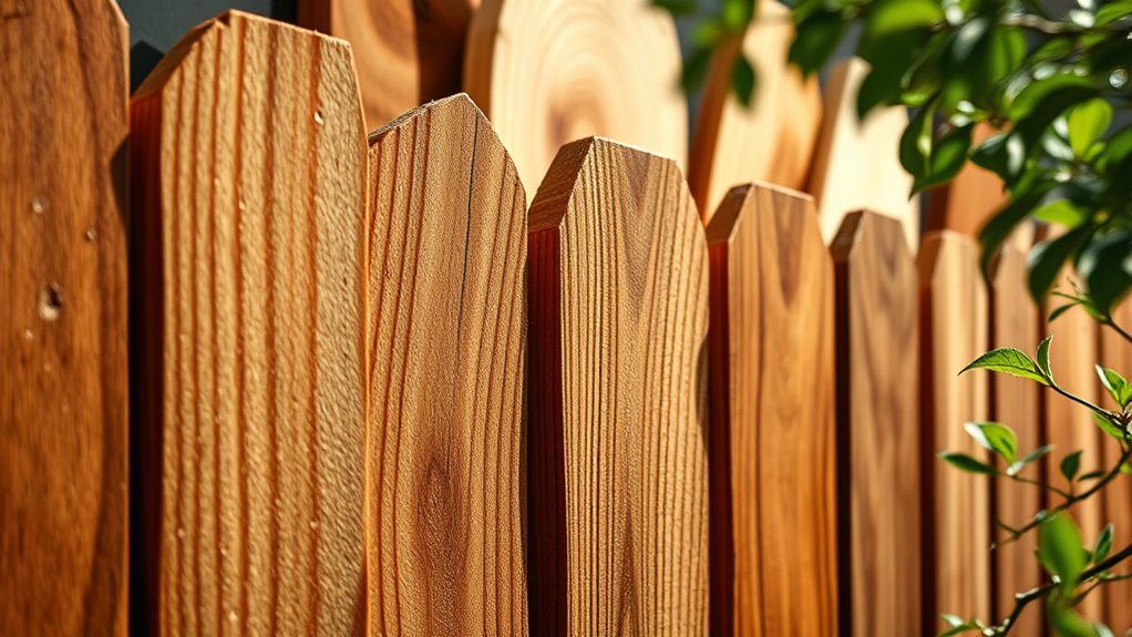 choosing durable fence wood