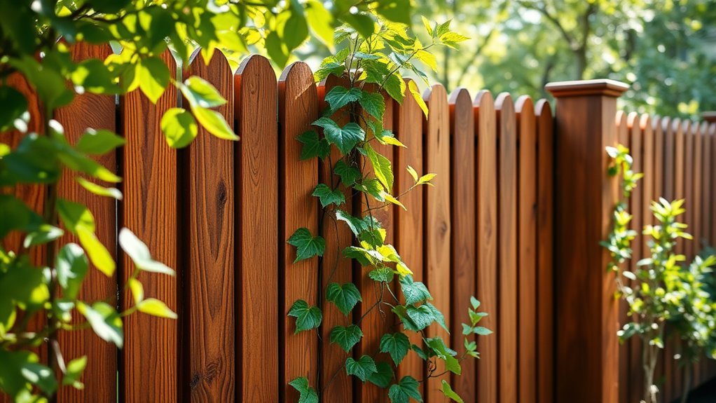custom fence finish options