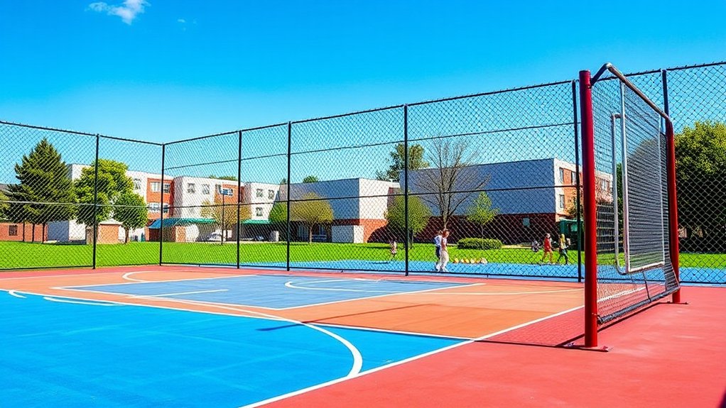 customizable sports court fencing