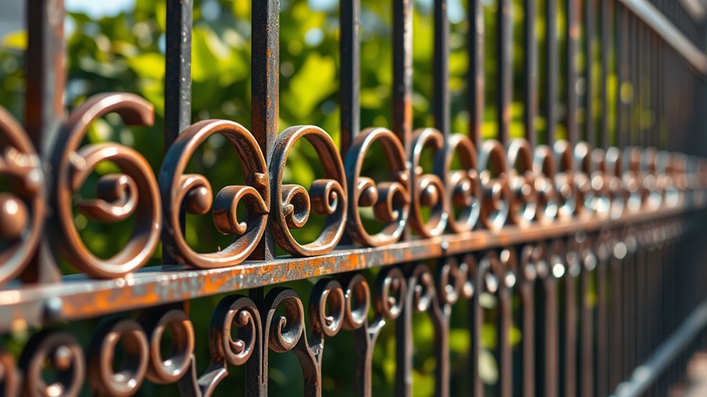 decorative metal fencing materials