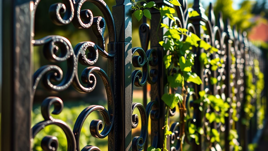 decorative metal fencing styles