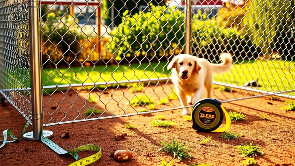 dog run size considerations