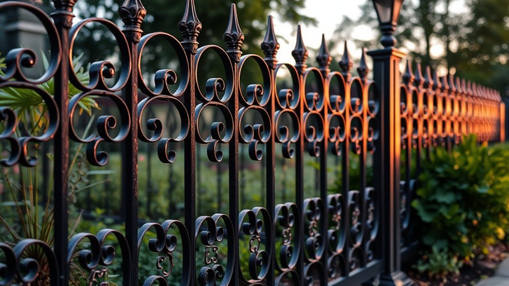 durable wrought iron fencing