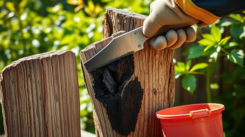 early fence rot detection
