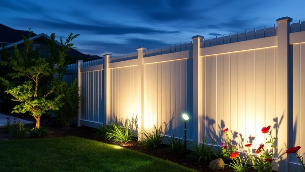 enhance vinyl fence aesthetics