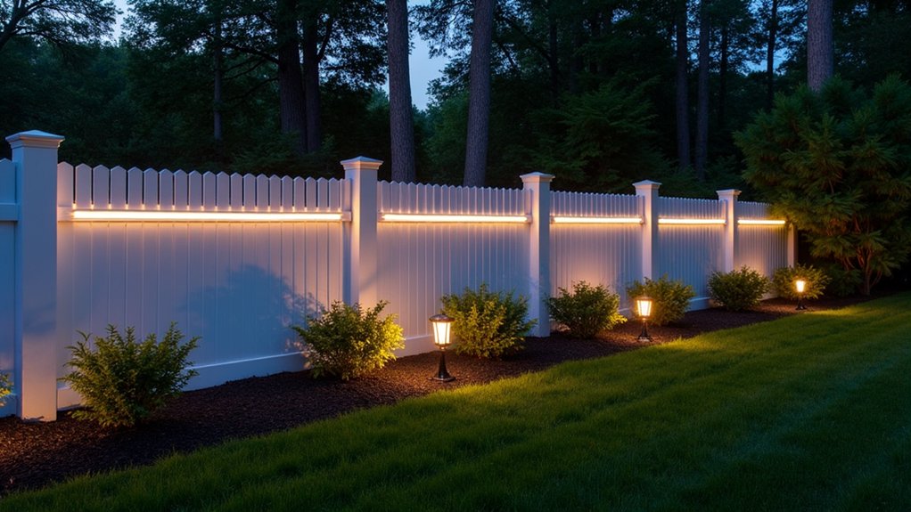 enhancing vinyl fence aesthetics