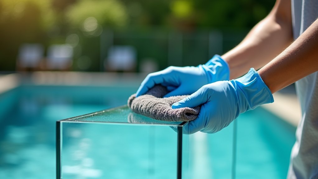 maintain crystal clear glass