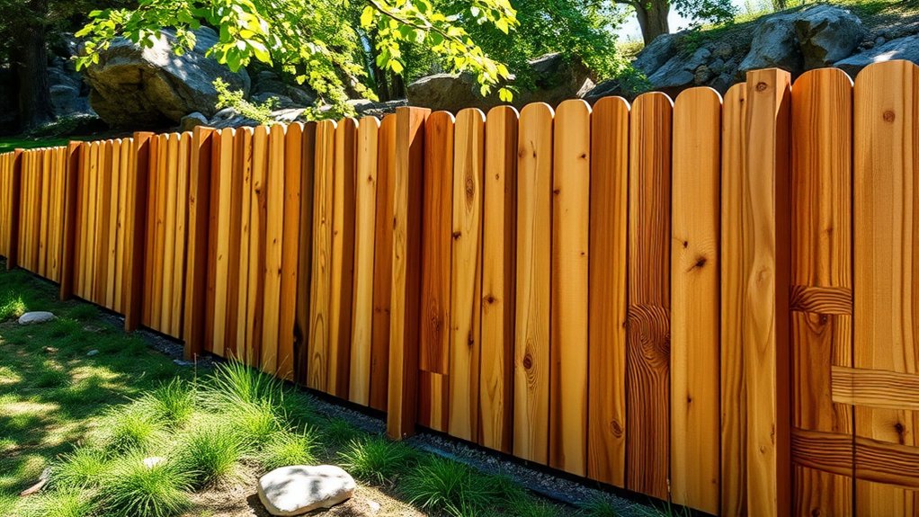 material selection for fences