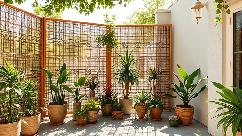 minimalist privacy screen designs