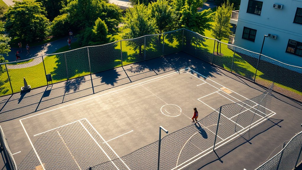 optimal sport court installation