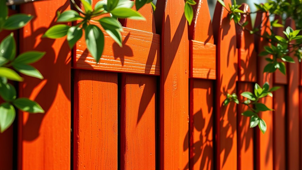 paint protects wooden fences
