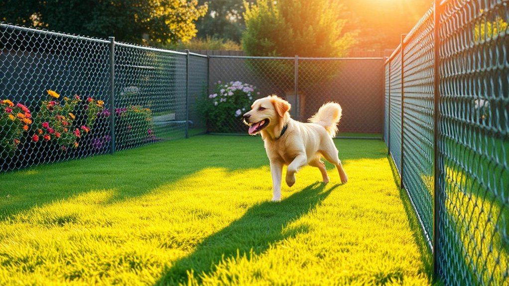 pet safety through fencing