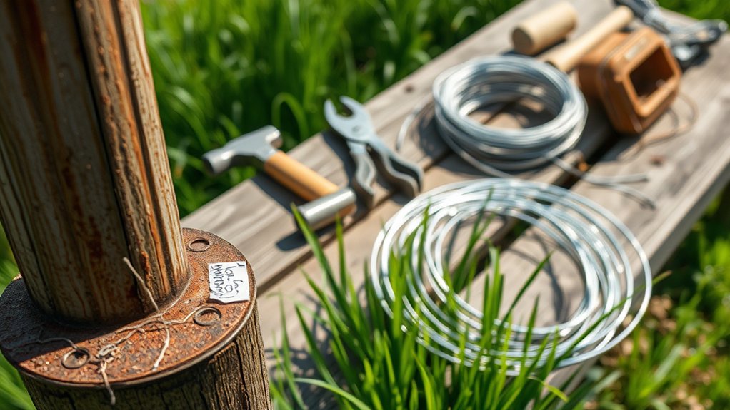 restore and maintain metal fences