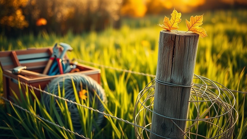 seasonal fence maintenance tasks