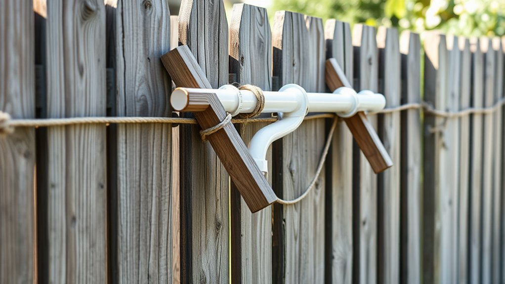 temporary fence bracing techniques