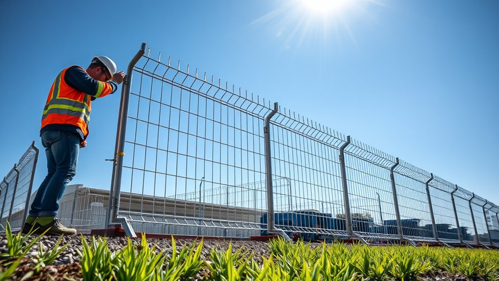 temporary fence installation guidelines