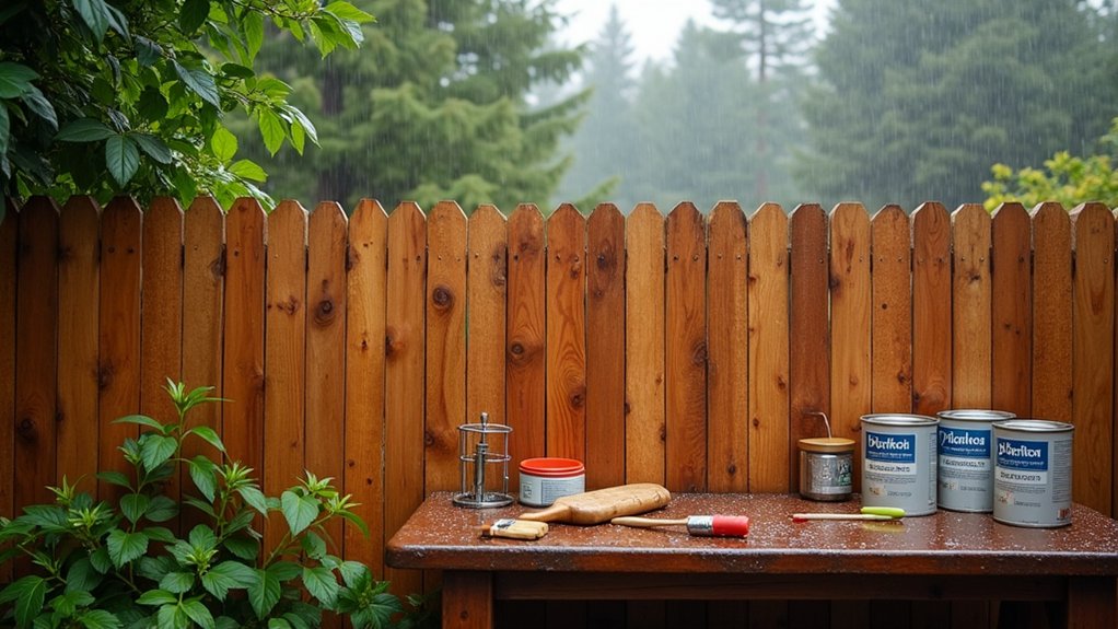 weatherproofing wooden fences effectively