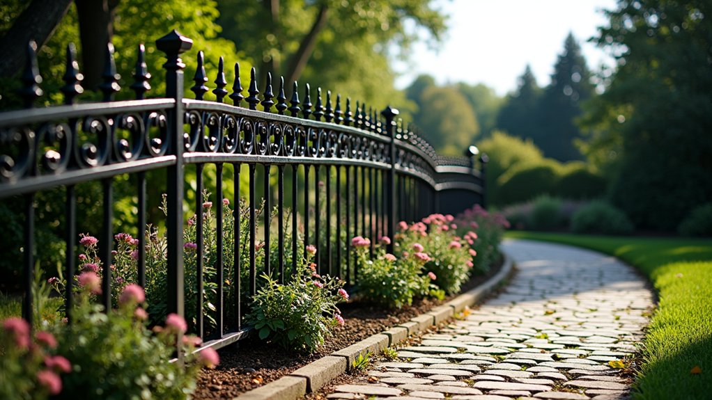 wrought iron decorative fences