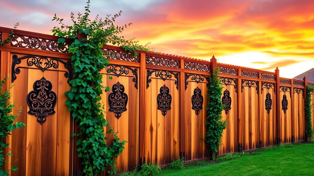 custom fences enhance aesthetics