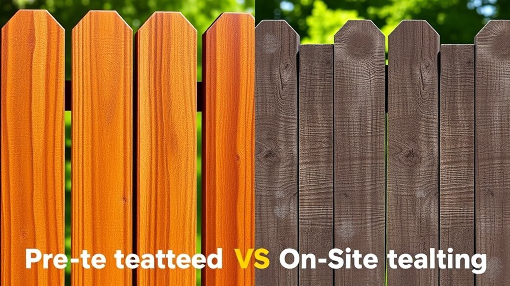 durable pre treated fencing materials