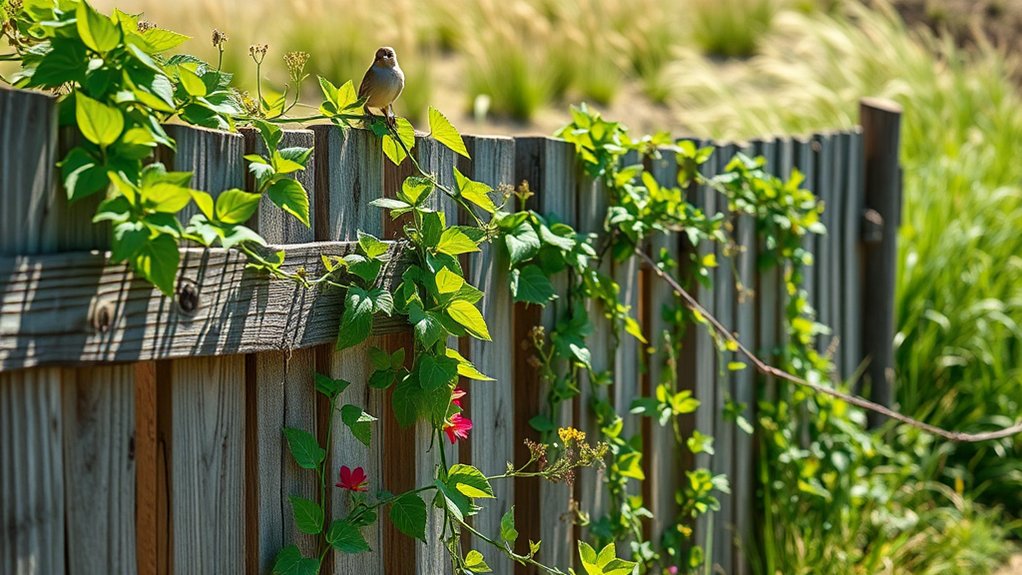 eco friendly fencing design elements