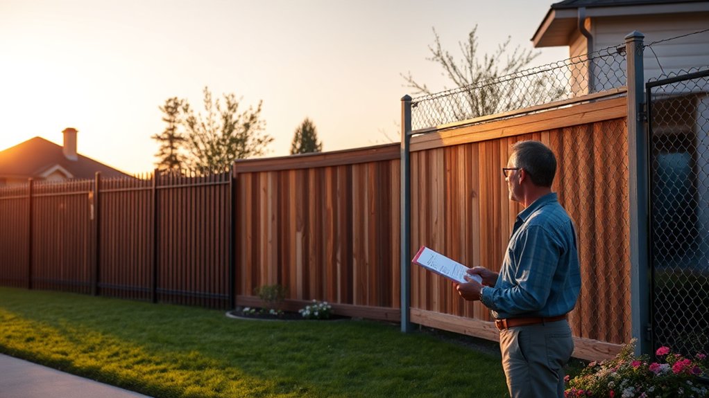 evaluate security fencing options