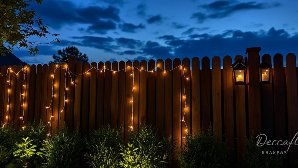 fence lighting purpose determination