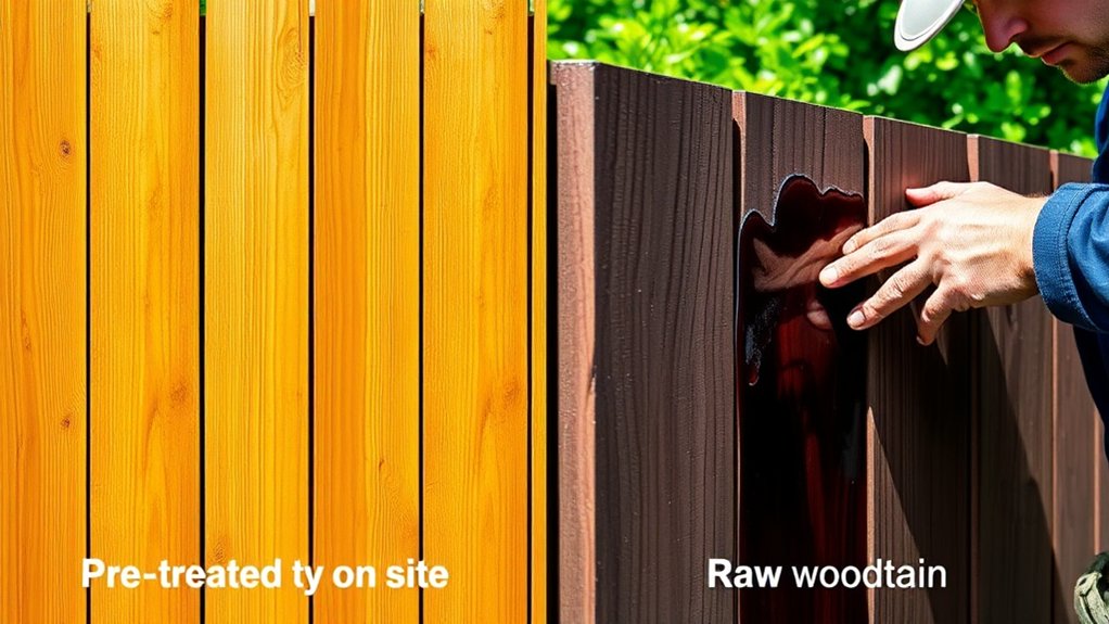on site fence treatment options