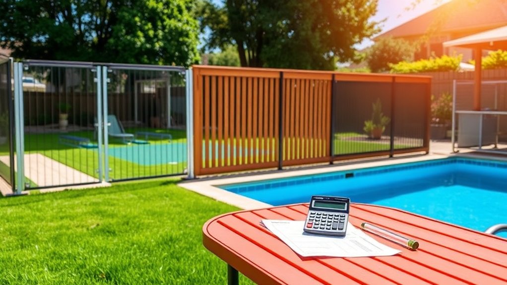 pool fence cost considerations