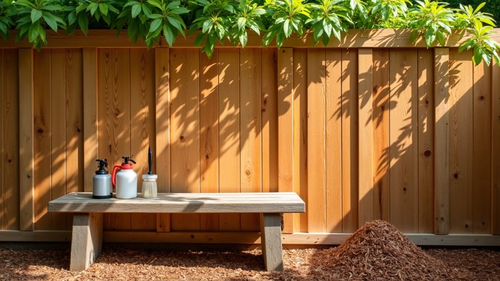 protect wooden fences effectively
