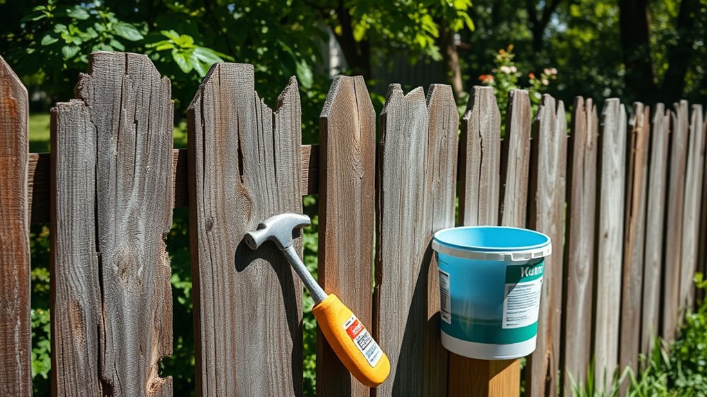 repair or replace fence