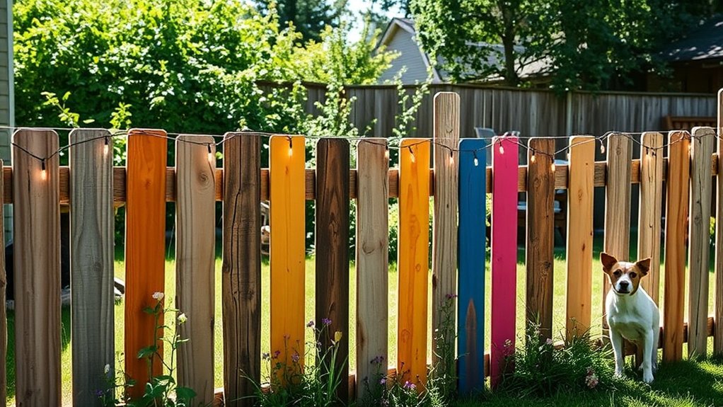 repurposed materials for fencing