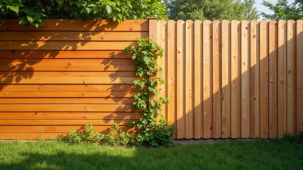 fence board orientation debate