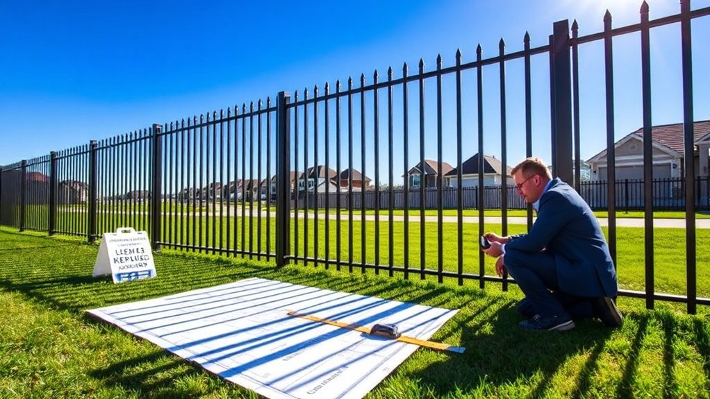 fence installation legal requirements