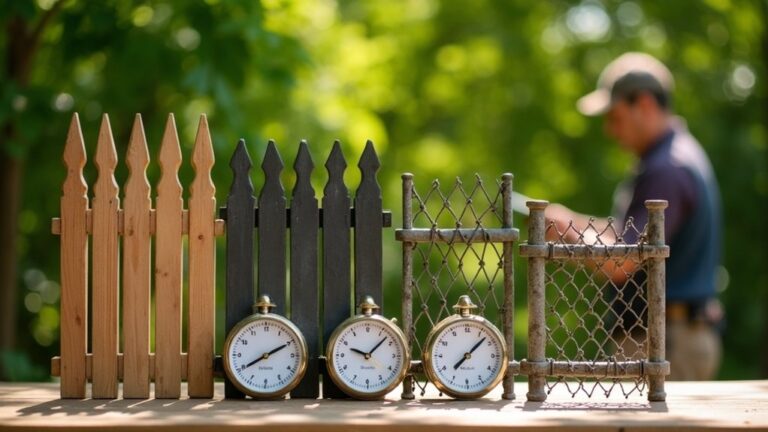 fence installation time estimation