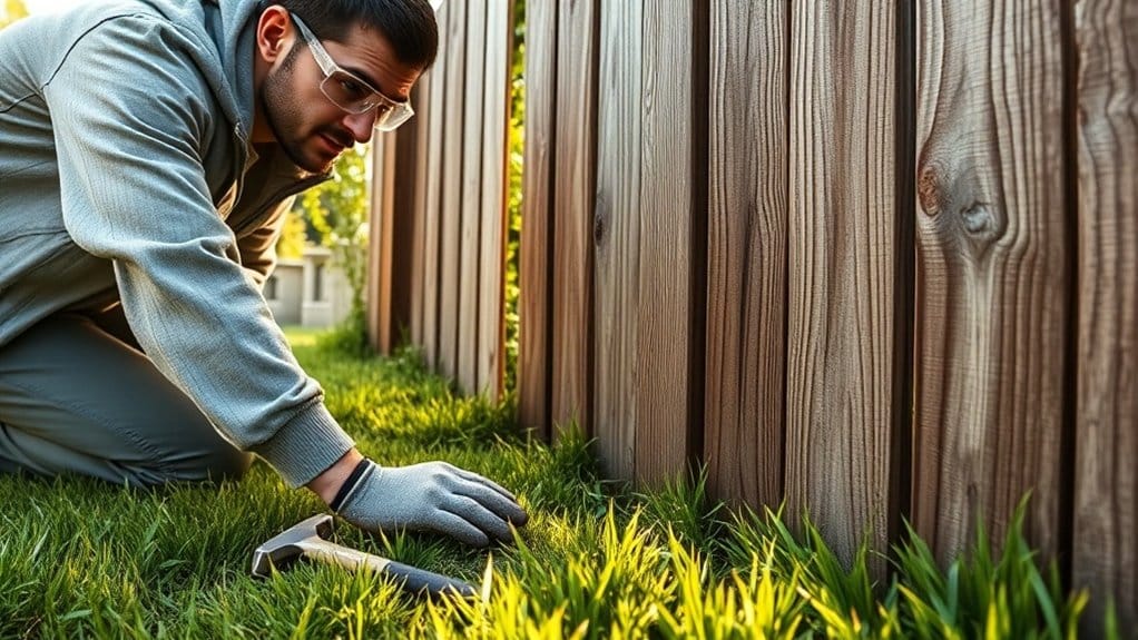 fence structure and maintenance