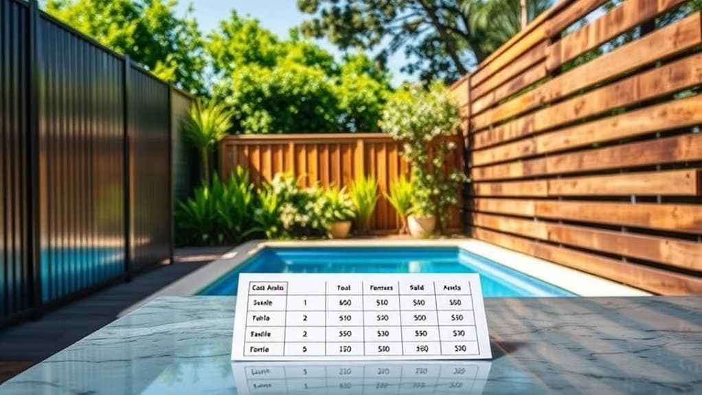 fencing material cost comparison