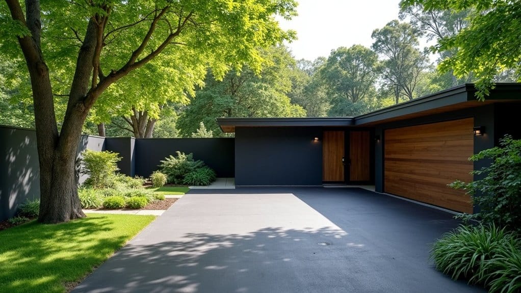 harmonize fence with driveway