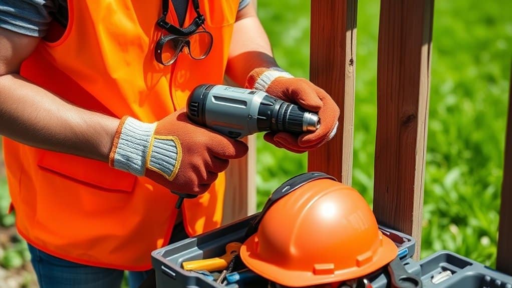 ppe ensures safety during repairs
