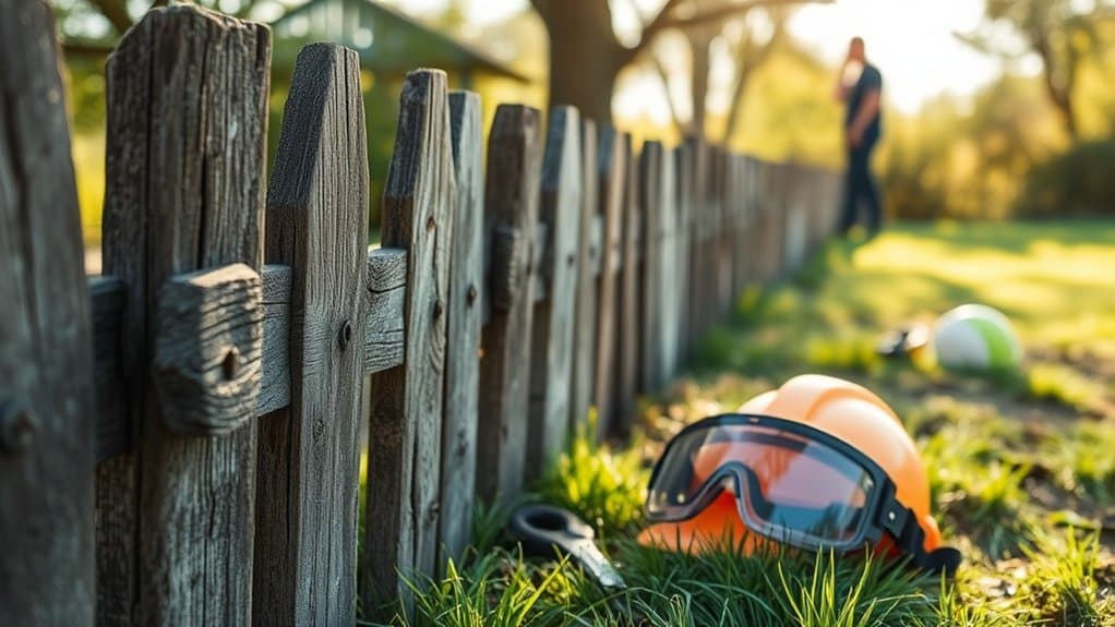 professional fence repair situations