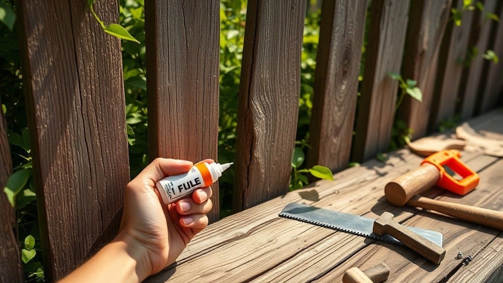 repairing gaps in fences